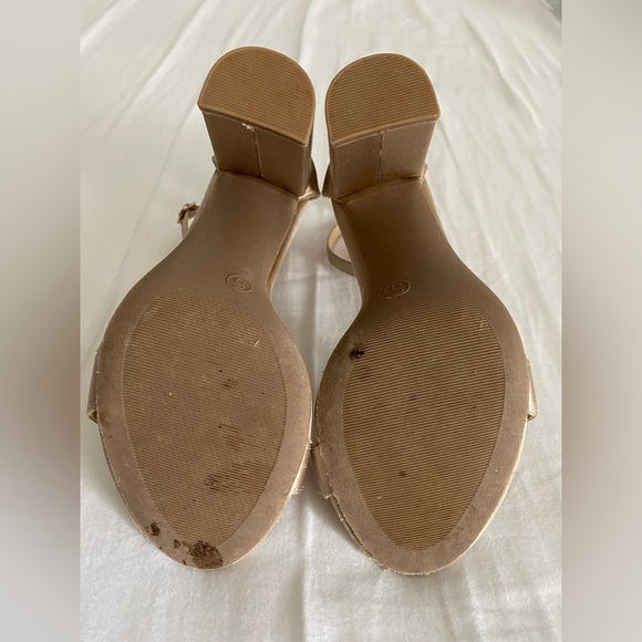 LULUS Satin Ankle Strap Block Heels - Picture 7 of 10